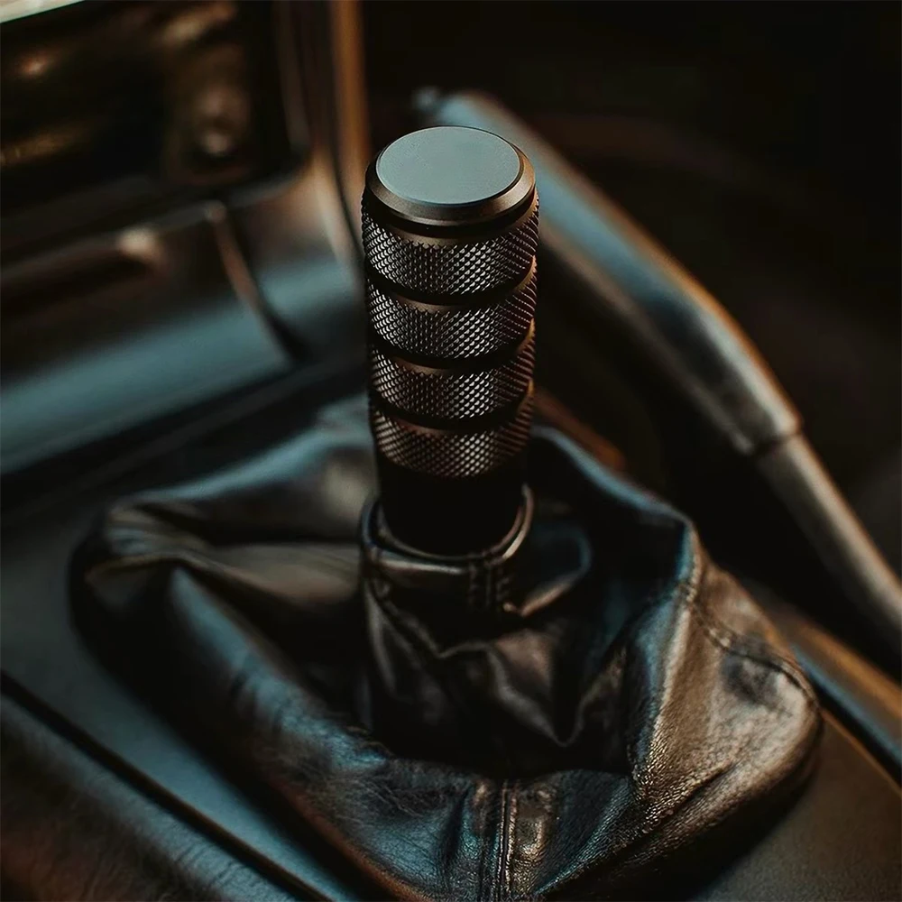 Aluminum Alloy Shift Head Car Shifter Lever Manual Transmission Gear Shift Knob Extended And Raised Matte Gear Handle head