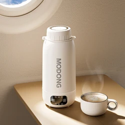Home Car Portable Electric Kettle 1.0L Electric Heating Cup Multifunction Boiled Water Pot Outdoors Travel Teapot 12V 24V 220V