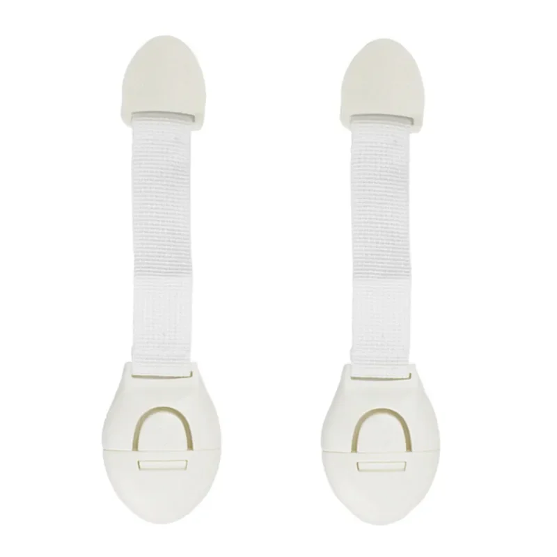 

2pcs Nylon Strap Safety Lock for Children Drawer Lock Kids Cabinet Refrigerator Door Toilet Lid Lock Toddler Supplies