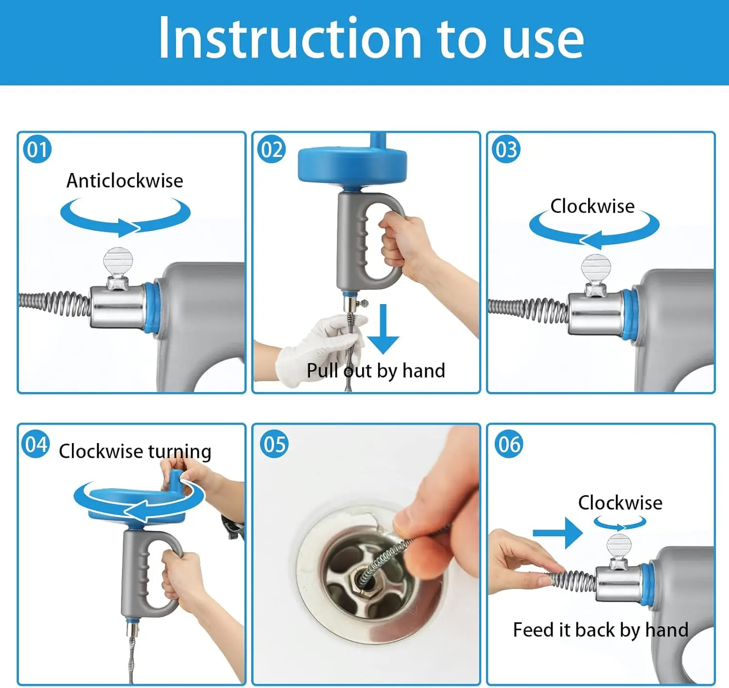 3 M Drain Clog เครื่องมือกําจัดในครัวเรือนท่อระบายน้ําห้องน้ําทําความสะอาด Plunger Unblocker อ่างล้างจานห้องน้ําอ่างอาบน้ําท่อผม Dredge