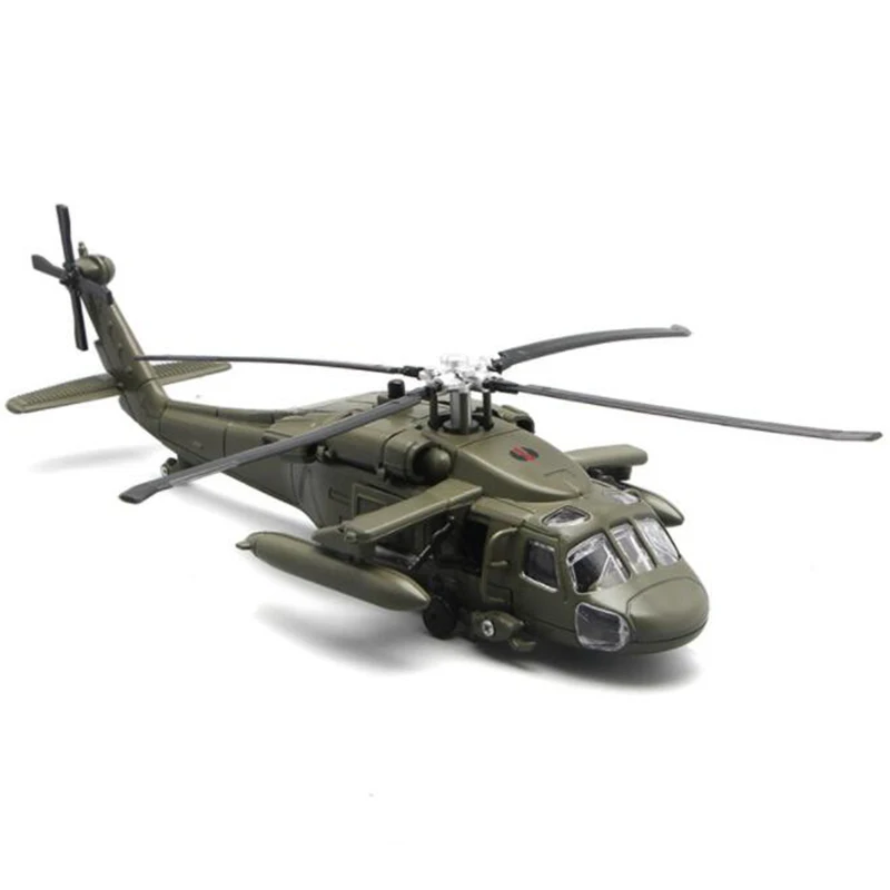 29CM 1/64 Hawk Helicopter Military Model Army Fighter Aircraft Airplane Models Adult Children Toys Collections Gifts