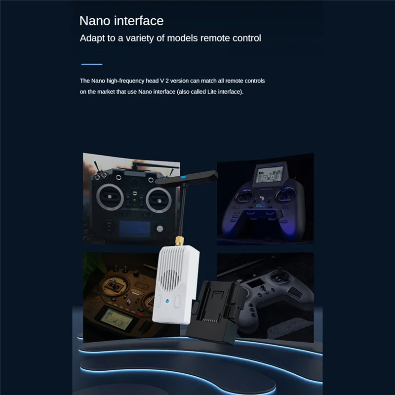 L53A-Nano TX V2 Module ELRS 915Mhz With Backpack And Custom Shortcut Keys For FPV T-LED Antenna Racing Drone Quadcopter