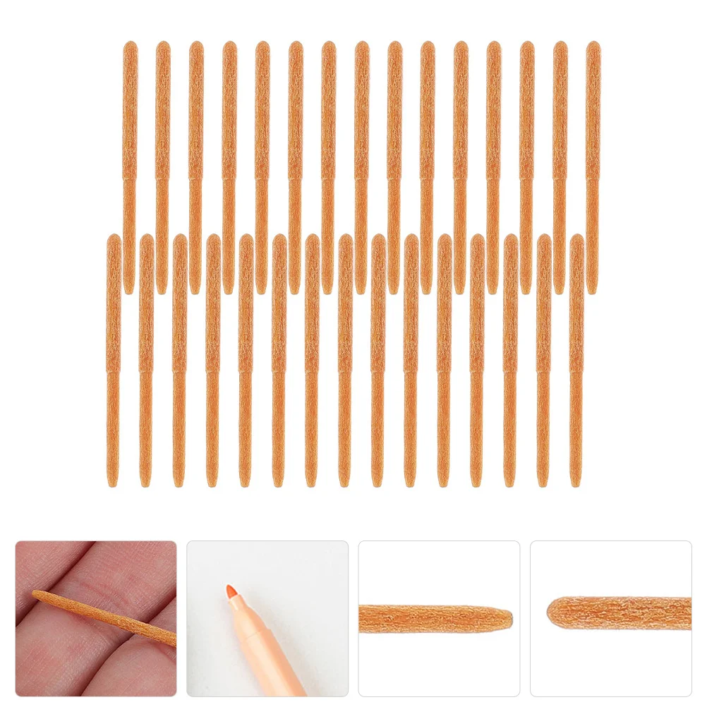 

30Pcs Paint Pen Nibs Universal Replacement Tips Portable Lightweight Compact Size Good Absorbability Smooth Writing Classroom