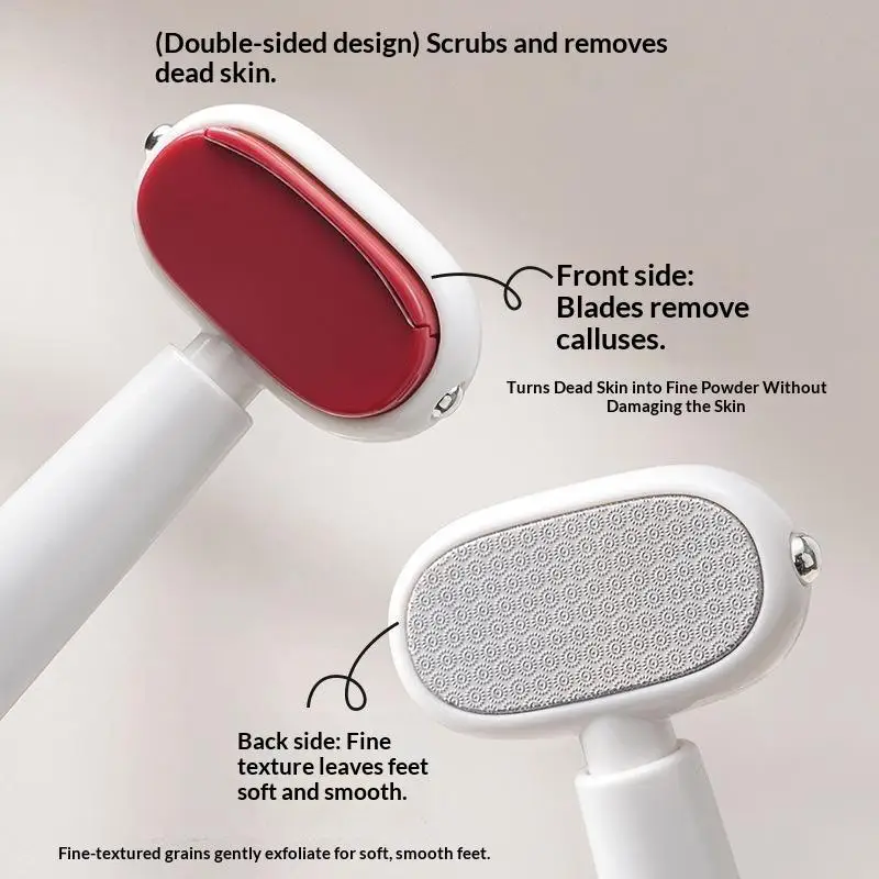 New Dual‑Sided Foot File Manual Pedicure Tool Multifunctional Callus Remover For Heel Dead Skin Home Foot Care Pedicure Tool