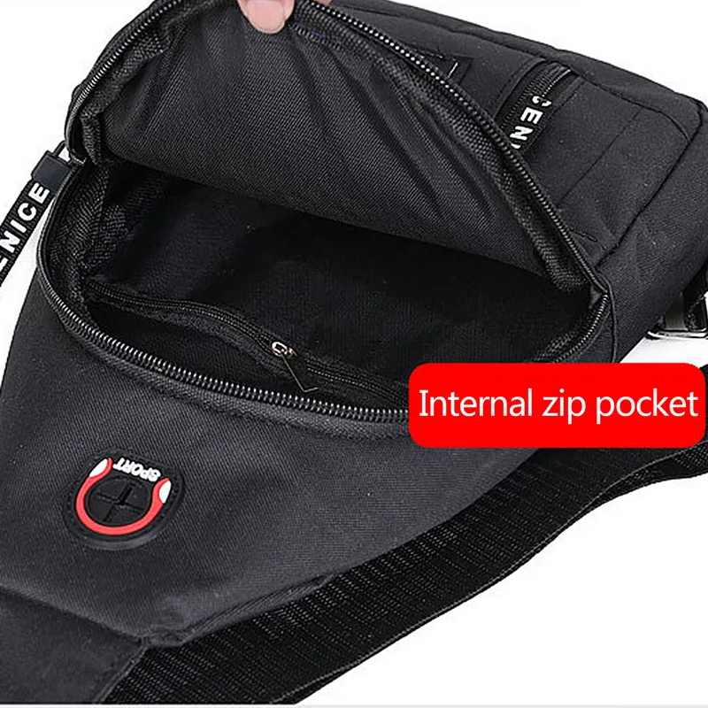 Men's Chest Bags Casual Waist Bags Small Short Trip Travel Carry Bags For Men Waterproof Shoulder Crossbody Bag Nylon Handbags