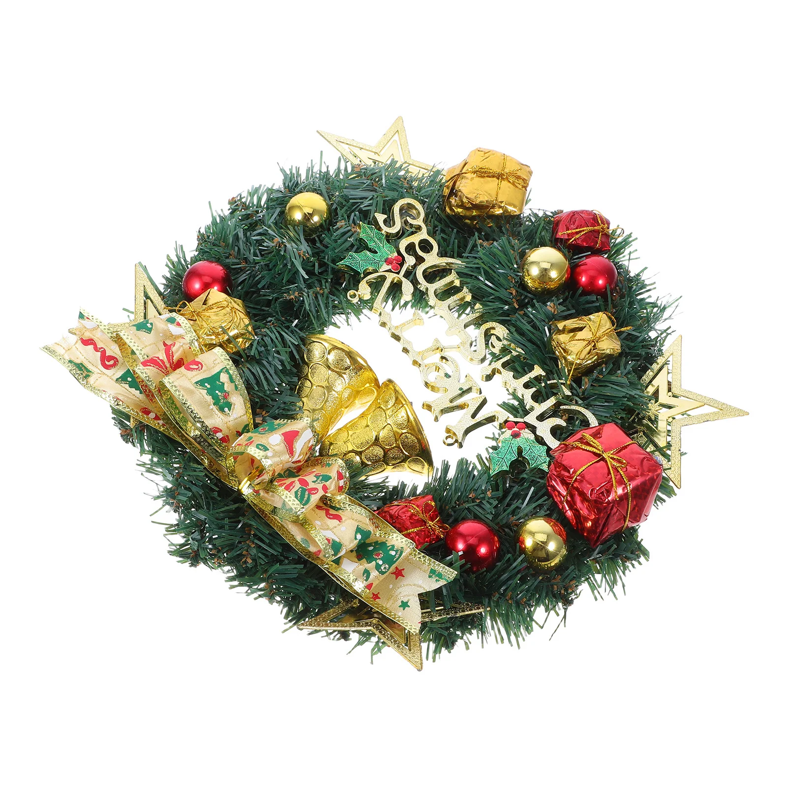 

30X30X8Cm Snowman Pvc Christmas Garland Holiday Door Wall Window Decor Xmas Wreath Christmas Garland Holiday Wreath Decoration
