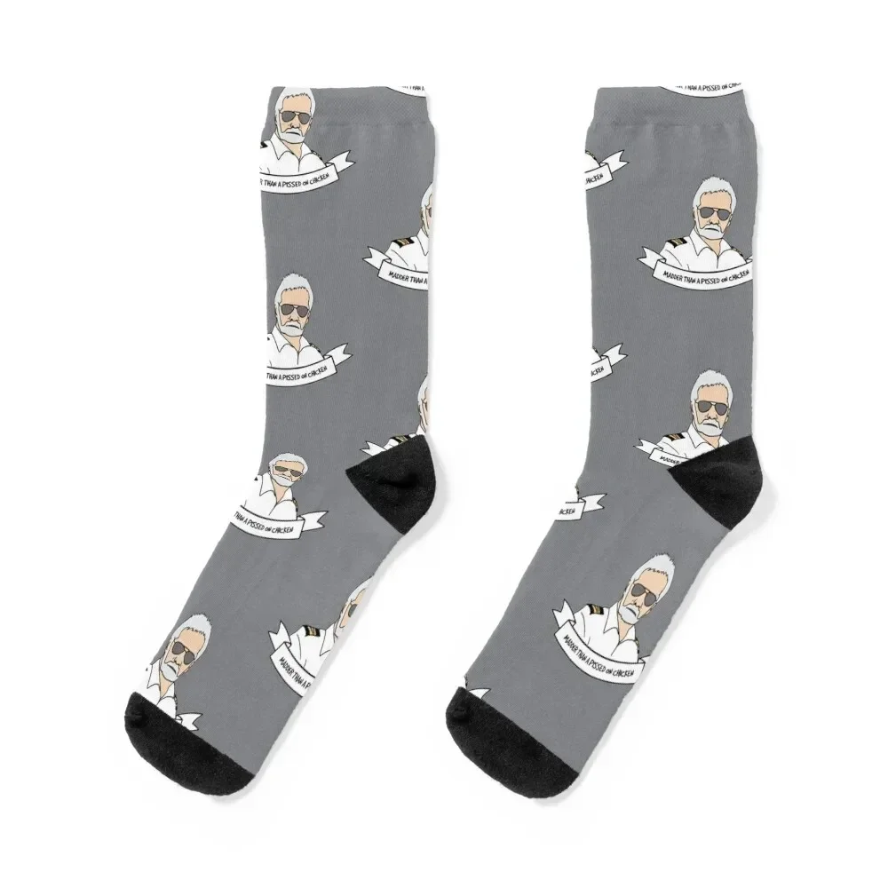 

Captain Lee Below Deck Socks Antiskid soccer Running Children's Socks Women Men's