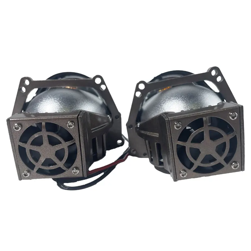 Lensa Bi untuk Katie Monster inci 12V 5500k lampu depan mobil Retrofit