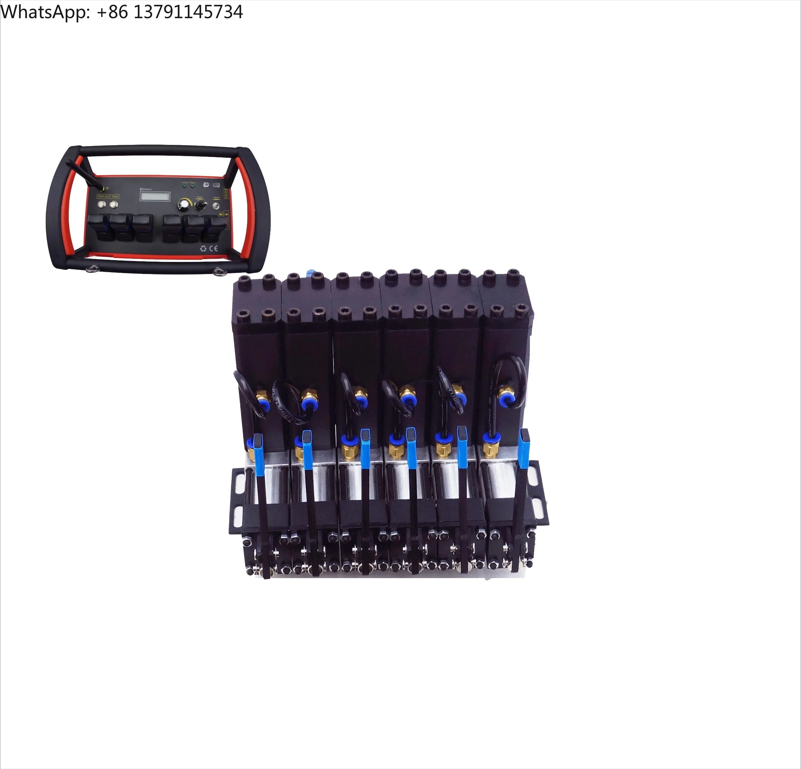 

2026 New 5-Joint Wireless Proportional Remote Control Kit, suitable for truck cranes/drilling rigs/skid steer
