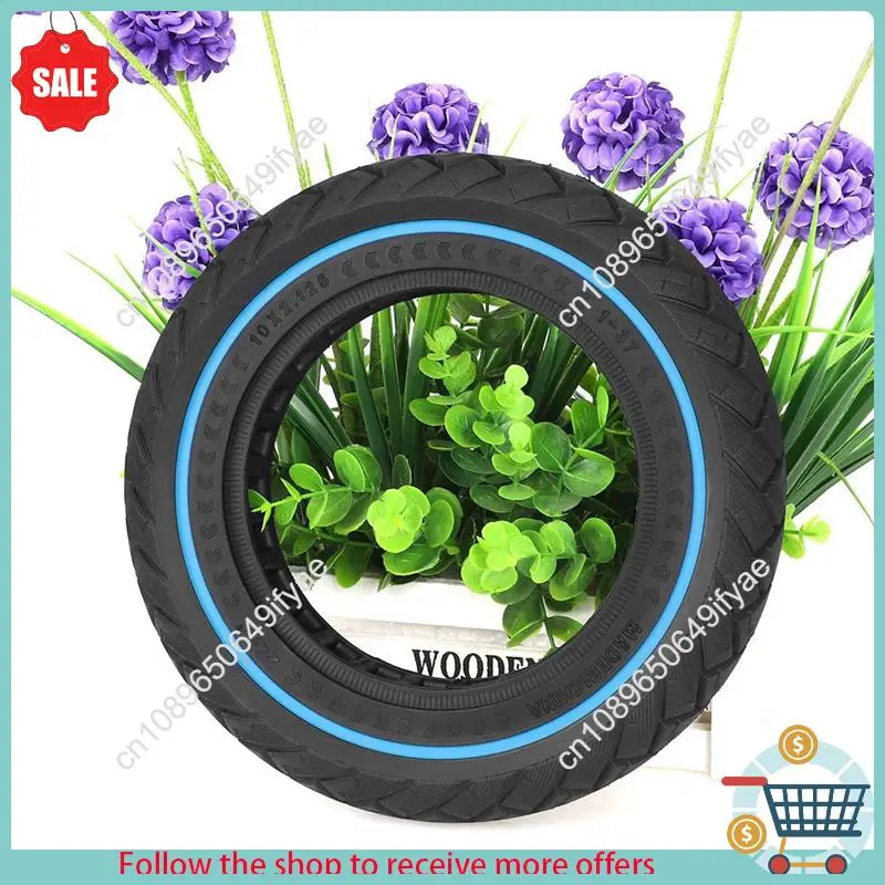 

Y67A-Solid Tire 10X2.125 Puncture-Resistant Tubeless Replacement Wheel For Gotrax G4/V2 Aovopro ES80 Sinewheel S9 Pro