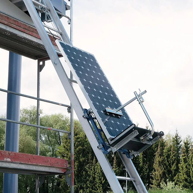 2 Safety And Quickly Assemble Inst Solar Panel Lifter  Warehouse Construction Elevator Ladder Lift