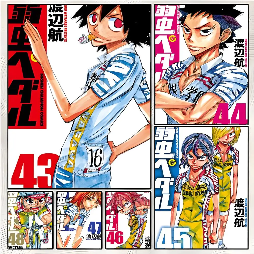 Manga Tournament Sports Yowamushi Pedal Painting Calligraphy Canvas Wall Art Mural Living Room Canvas Decor Gifts