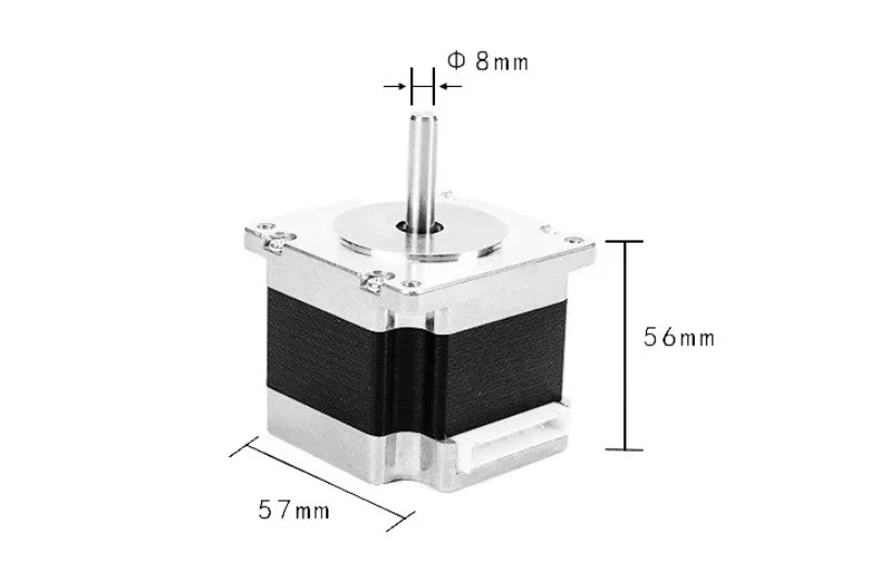 57 miniature stepper motor, deceleration motor, engraving machine equipment, large distance AC small motor, horse