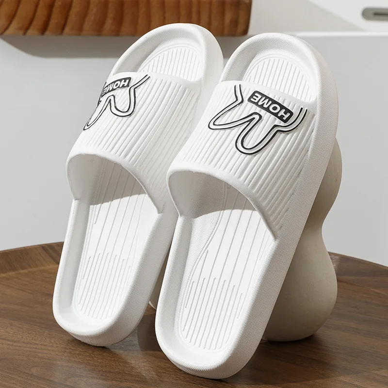 2023 Summer Women Slippers Bath Thick Platform Non-Slip Home Rabbit Cartoon Flip Flops Beach Sandals Ladies Bunny Slides Indoor