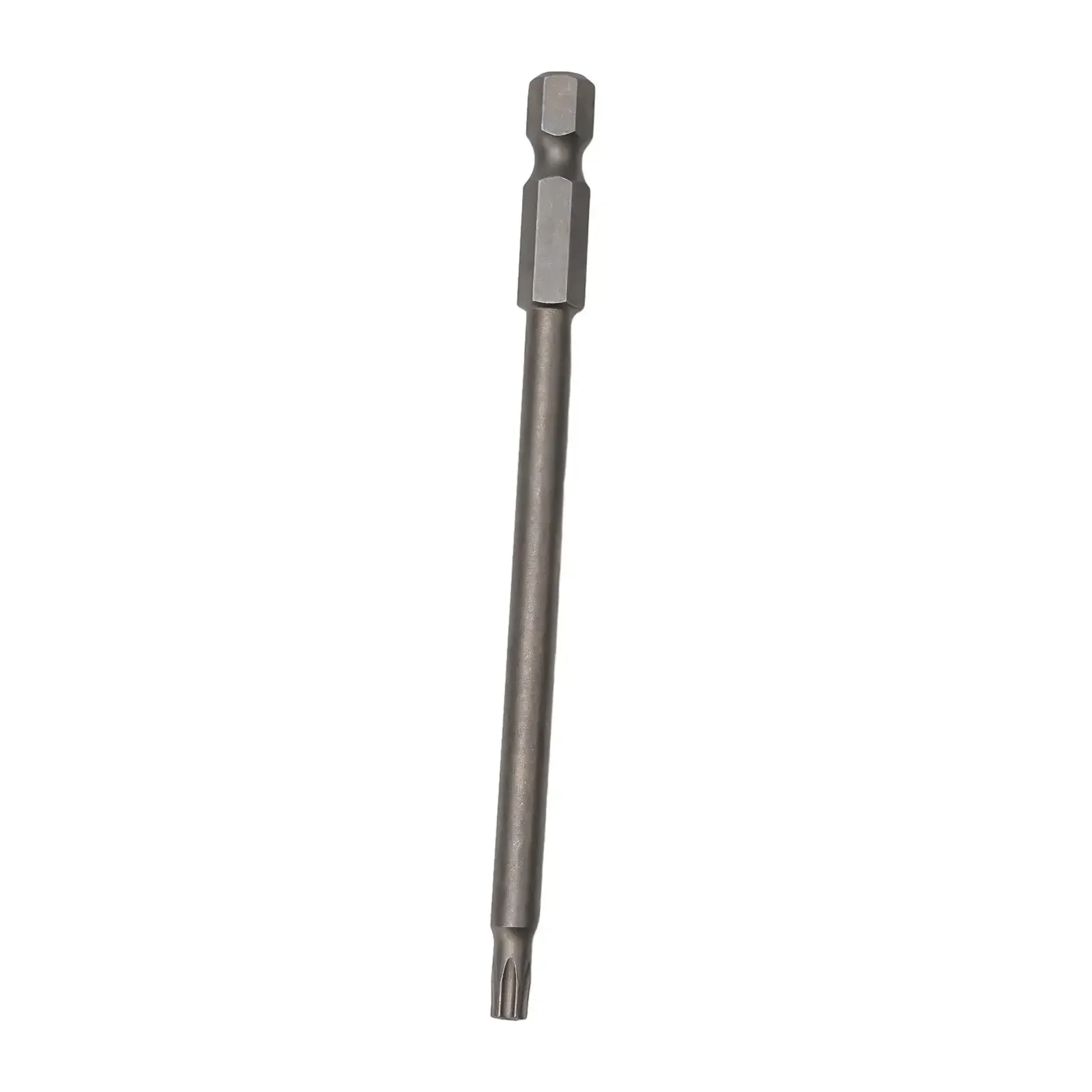 Broca de chave de fenda torx magnética, 100mm de comprimento, t8, t10, t15, t20, t25, t27, t30, t40, super resistente ao desgaste, adequada para uso doméstico