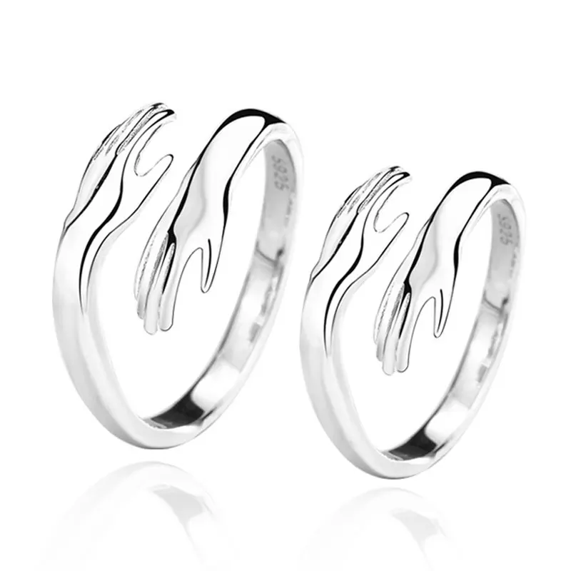 

Fashion Jewelry love Hug Ring Comfortable Fit Men's and Women's Couple Wedding Ring