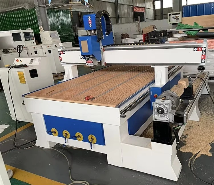 Factory Supply High Precision Woodworking Engraving Machine Wood 4 Axis Cnc Router view 2