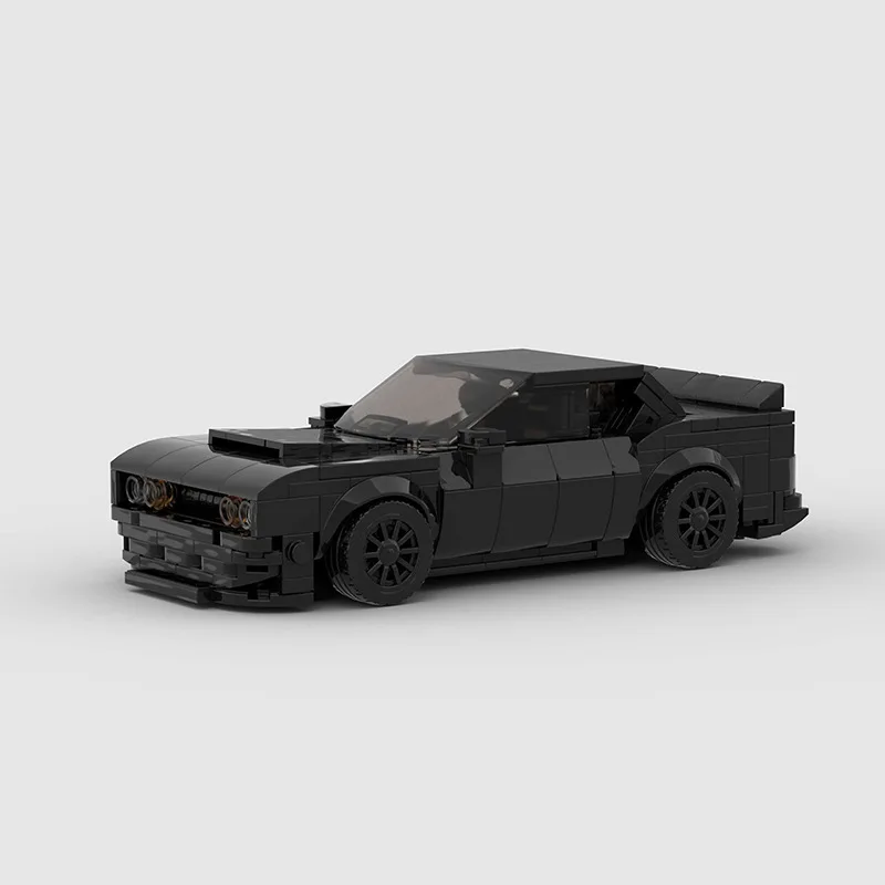 

MOC Black Muscle Super Sports Cars Building Blocks Bricks DIY Sets Gifts Toys For Boys & Girls & Adults 368PCS