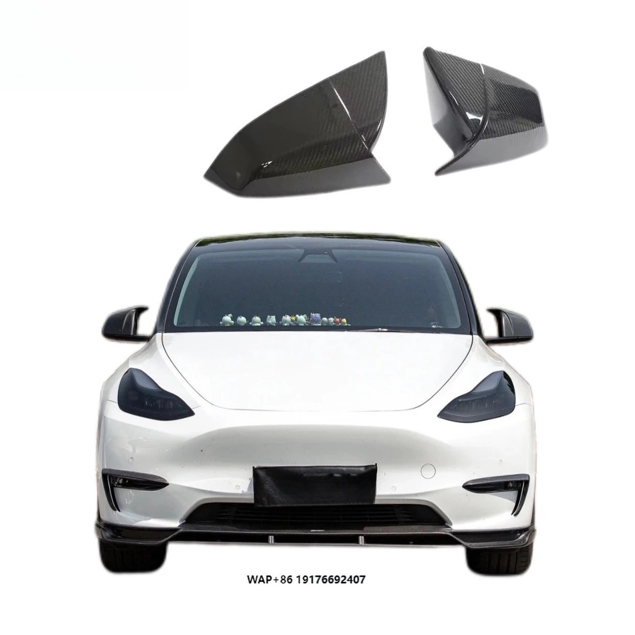

High Quality Factory Price forTesla Model Y Mirror Cover Model Y Carbon Fiber Mirror Cover M Style