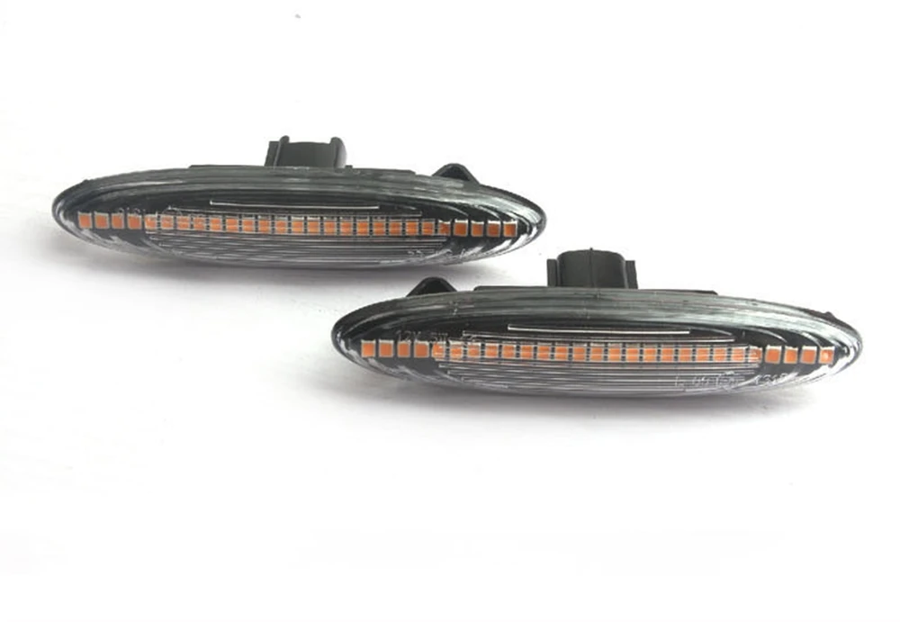 2PCS LED Dynamic Side Marker Turn Signal Light Fender Indicator Sidelight Bulb For Lexus Soarer For Toyota Mark X 2003-2013