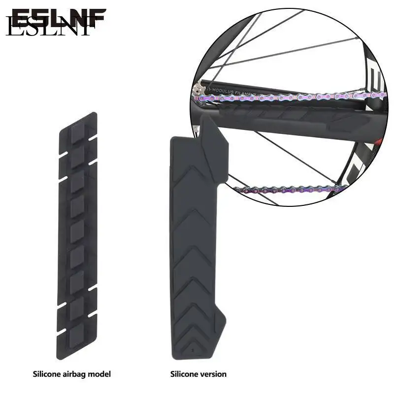 

ESLNF Mountain Bike Road Bike Silicone Chain Sticker | Frame Anti-scratch Protective Film Waterproof Durable Bicycle Accessories