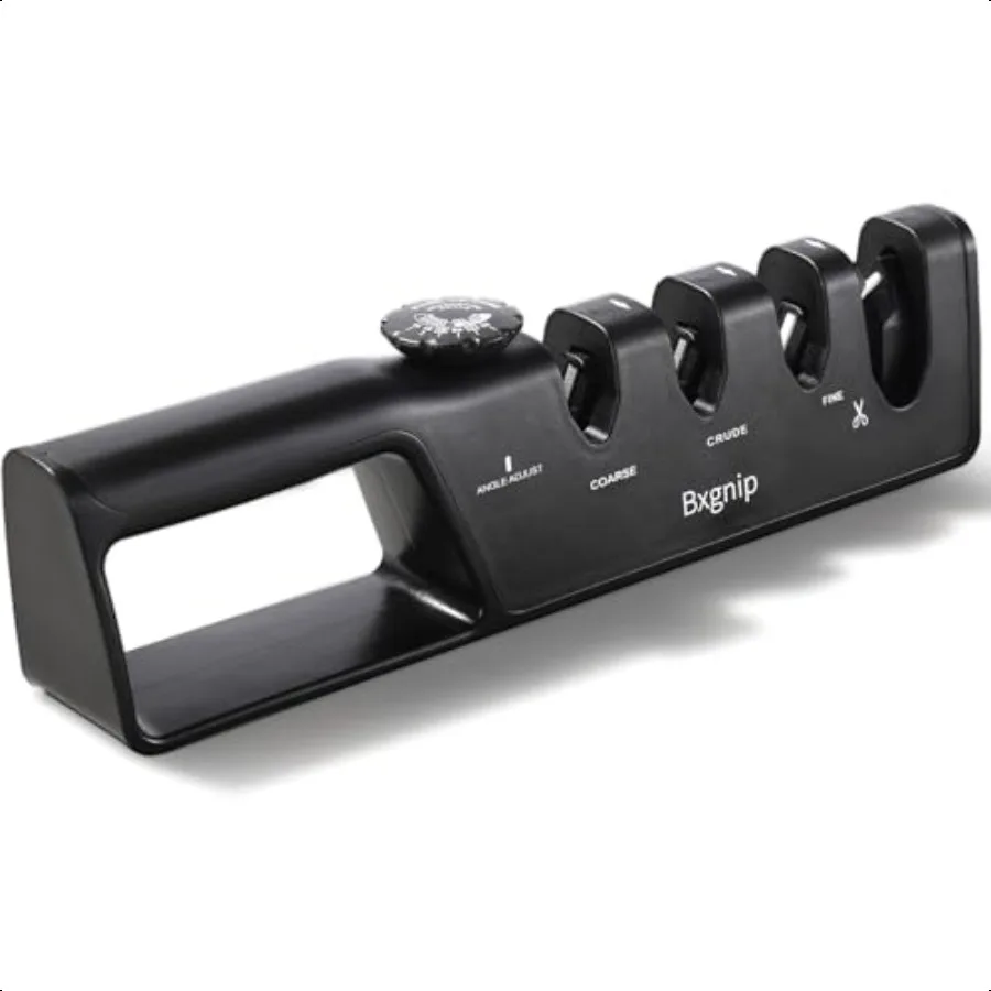 

Profional Knife Sharpener with 6 Adjustable Sharpening Anglesand also sharpen scissors Ergonomic Handle Handheld Knives and Poc