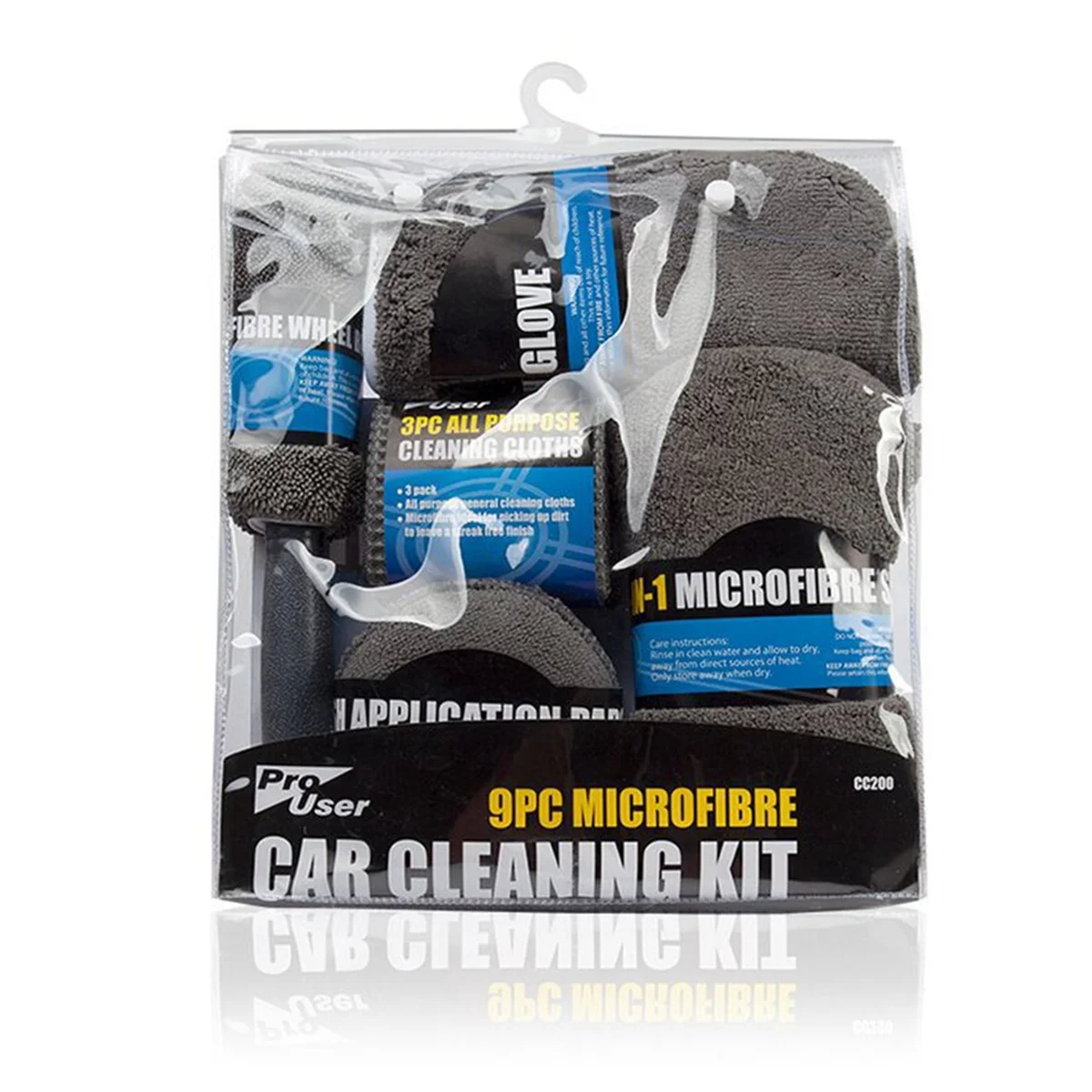 #28I Tools & Building Supplies,9Pcs Car Cleaning Tool Kit, for Interior Exterior Car Washing Beauty,grey
