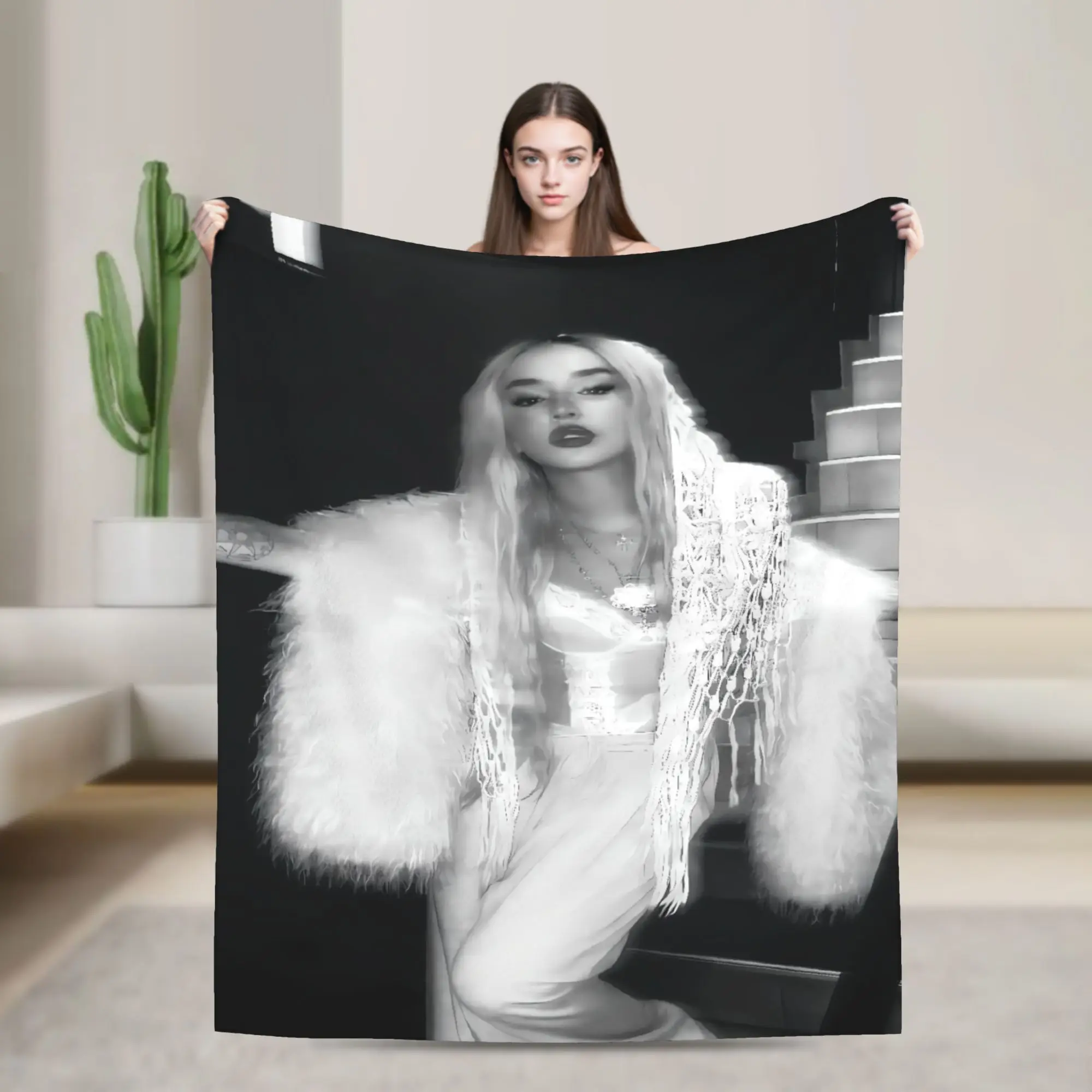 Lolas Indigos 2025 جولة لينة بطانية دافئة الاطفال أفخم الفراش يلقي الجمالية في الهواء الطلق الفانيلا المفرش أريكة غطاء سرير