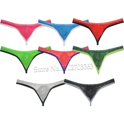 Indulge in Seductive Comfort with Men's Jacquard Lace String Thong Underwear an Irresistible Choice