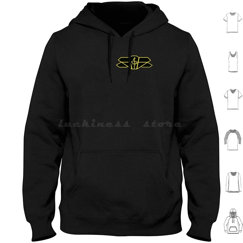 Babylon 5, Earth Alliance Department Sudadera con capucha de algodón de manga larga B5 Babylon 5 Babylon Security Emblem Serie Tvshow