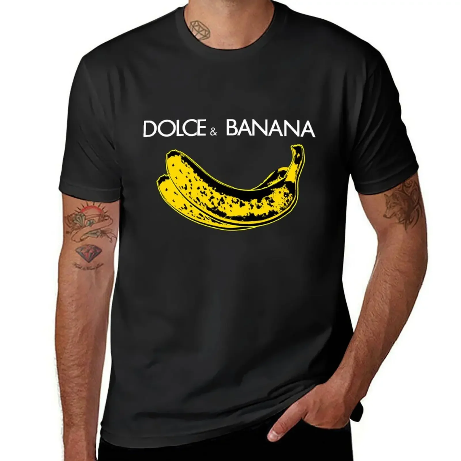 Dolce & Banana - Bananas Lovers Fruitarians Vegan FashionTee / Sticker T-Shirt for a boy designer shirts mens funny t shirts