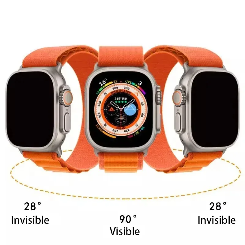 Vetro temperato per Apple Watch Ultra2/3 Protezione schermo antigraffio da 49 mm per pellicola protettiva per installazione IWatch Ultra Seconds