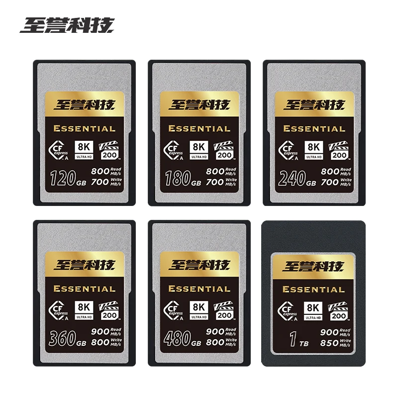 Exascend CFexpress Type A Card 120GB 180GB 240GB VPG 200 Original Essential Memory Card 360GB 480GB 1TB For Camera