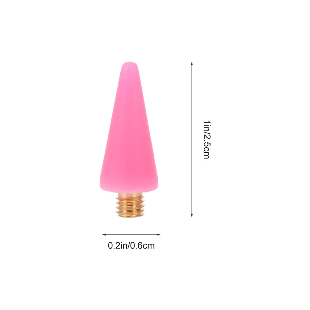 6 szt. Wymienne końcówki do pisaków do paznokci, wodoodporne, odłączane akcesoria do manicure z cyrkoniami, do profesjonalnych salonów.