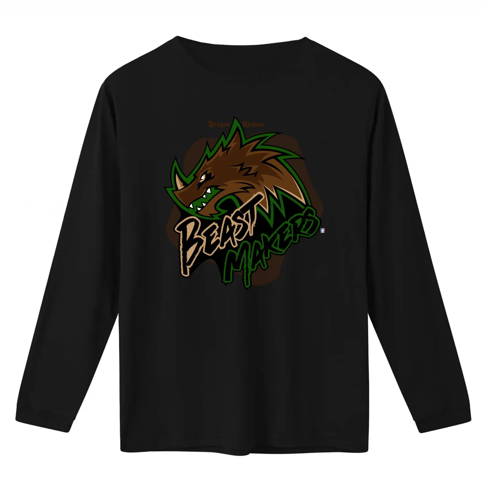 Dragon Realms - Beast Makers T-Shirt Summer Casual Cotton Tee Oversized Streetwear Tops Vintage Graphic Print 100% Cotton