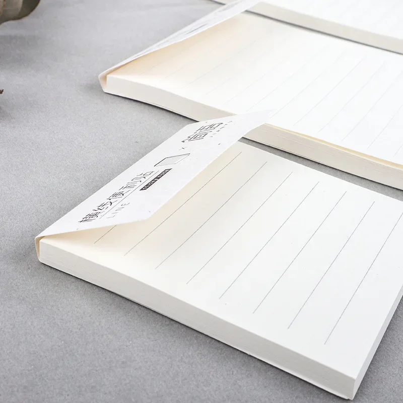 60 ชิ้นเกาหลี Ins นักเรียน Simple Blank Grid แนวนอน Sticky Note Strong Sticky ขนาดเล็ก Note Pad