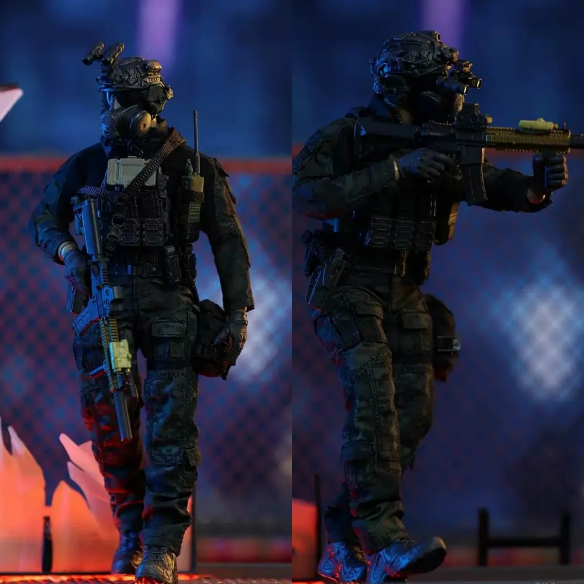 

In Stock HASUKI SA01 1/12 Scale Male Soldier Black Operation Full Set 6''Action Figure Collectible Toys For Fans Collection