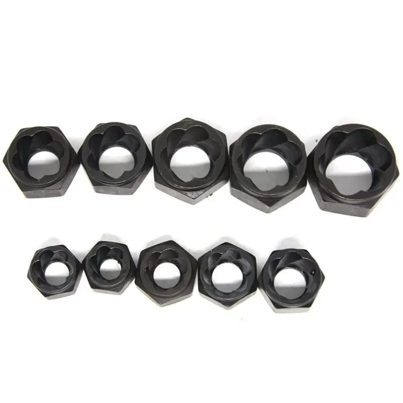 ABGG-20Pcs Damaged Nut Bolt Remover Stud Extractor Set Metric Broken Bolt Removal Kit