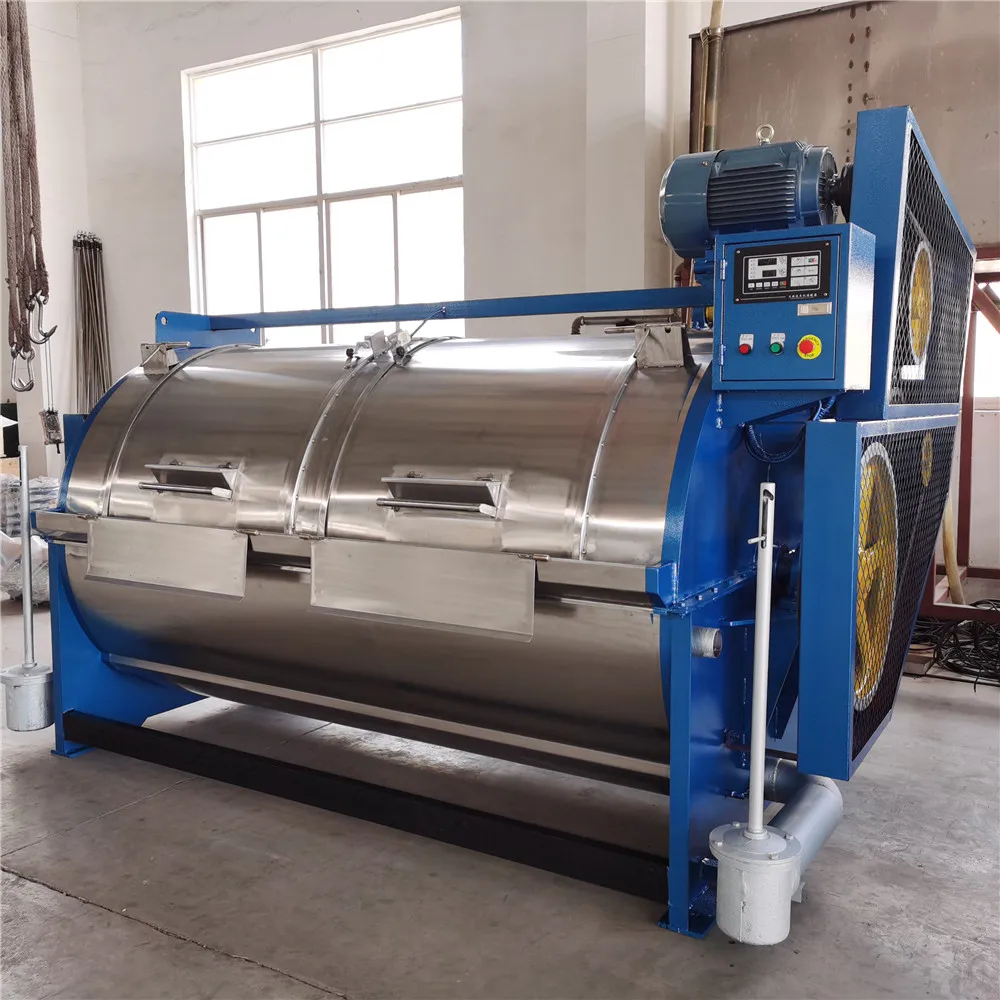 Mainframe automatic industrial horizontal washing machine Hotel laundry special washing machine Washing machine