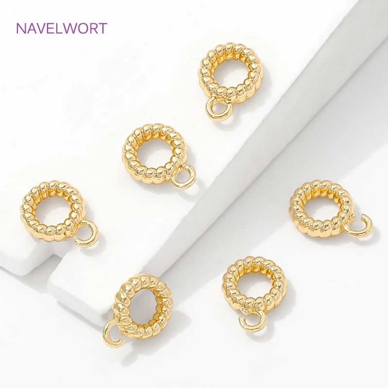 14K Gold Plated Bail Holder For Pendant,Bead Separator,Accessories For Pendants,Bails For Jewelry Making Findings,Necklace Bail - view 5