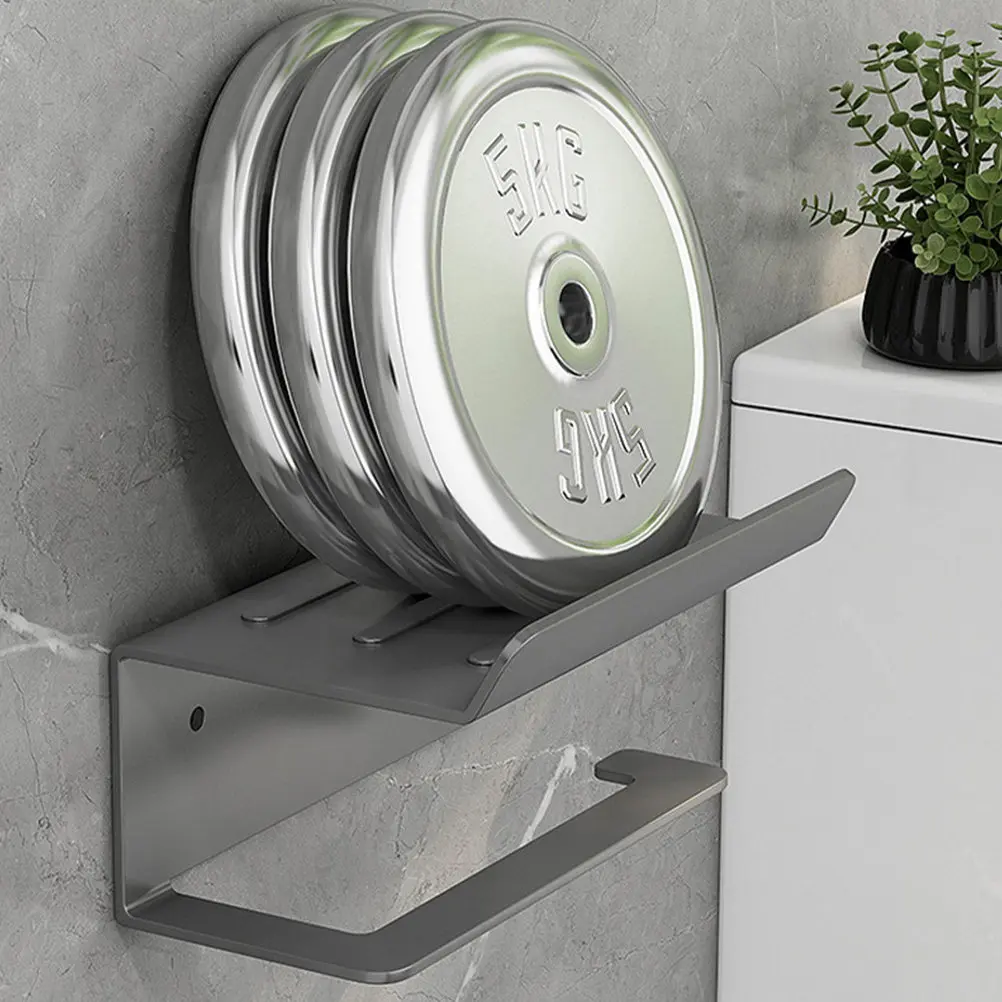 

Держатель для туалетной бумаги без сверления, настенный, с полкой, многофункциональный органайзер для хранения салфеток