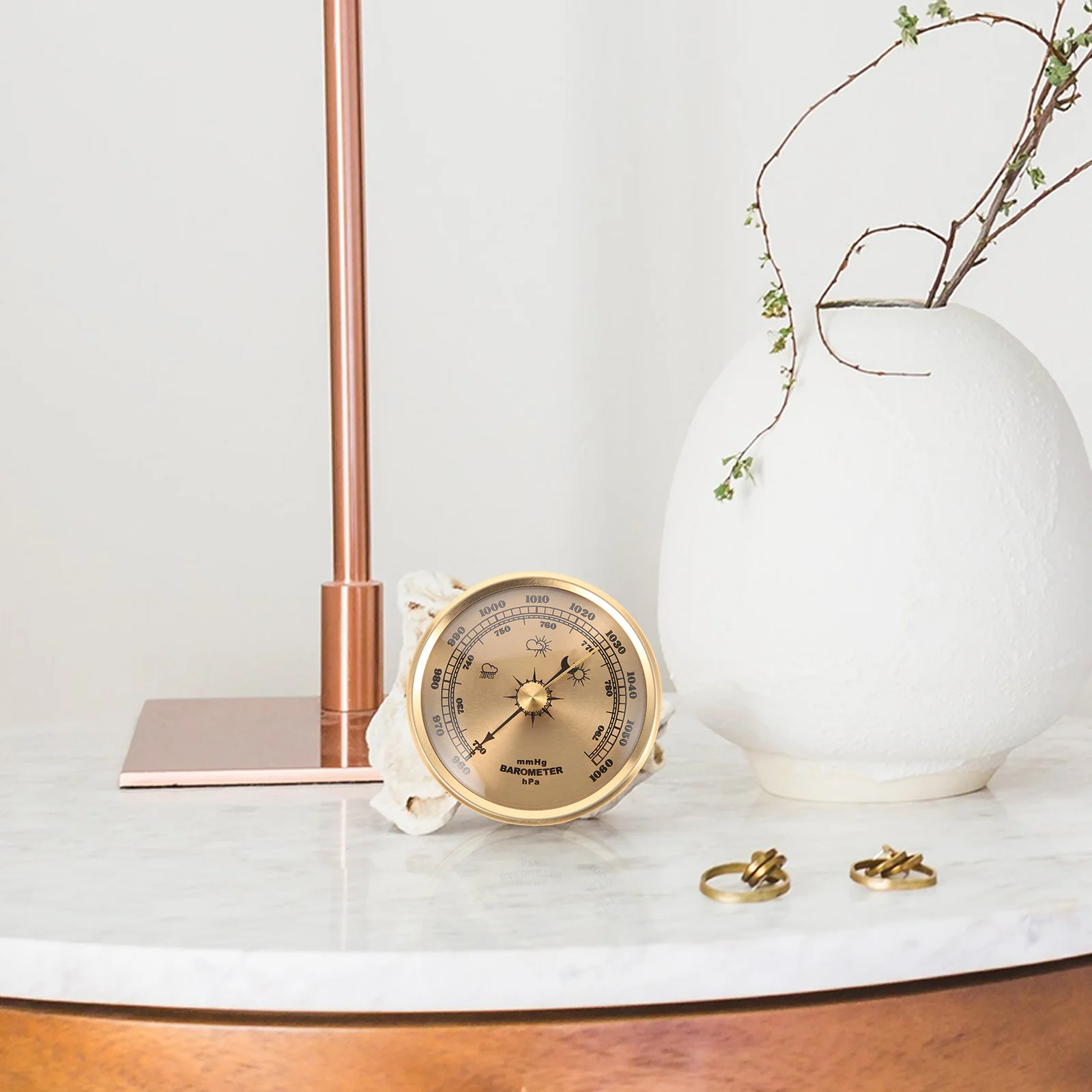 

1pcs Barometer Indoor Multi-Function Air Pressure Gauge Dial Design Portable Small Home Tool For Weather Monitoring