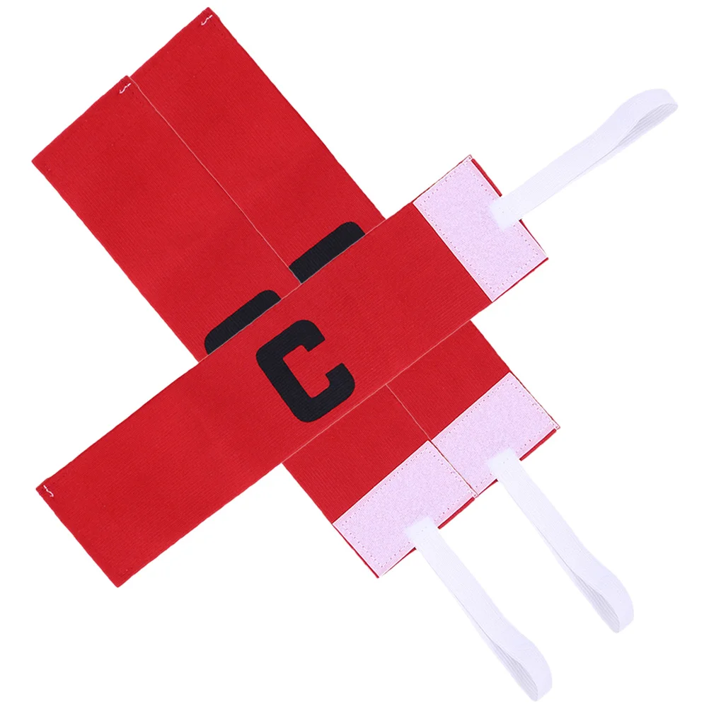 3 قطع من حزام ذراع الكابتن قابل للتعديل لكرة القدم للأطفال من النايلون، معدات رسمية معصمه، فريق مقاوم للتآكل