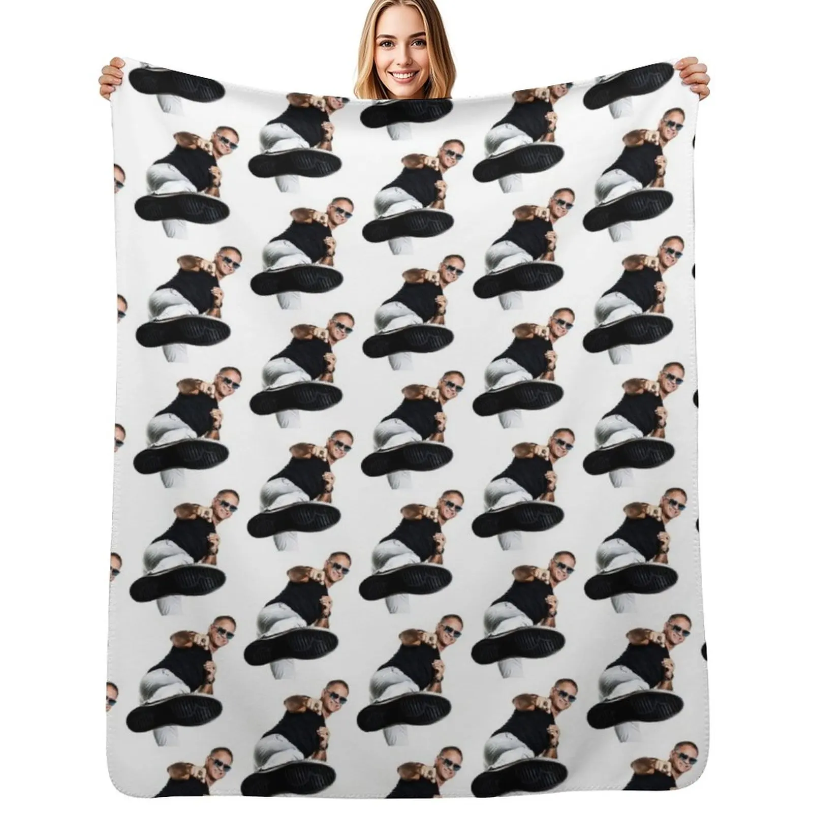 JON STEVENS POWER Throw Blanket Warm Flannel Blanket for Couch Chair Bedroom
