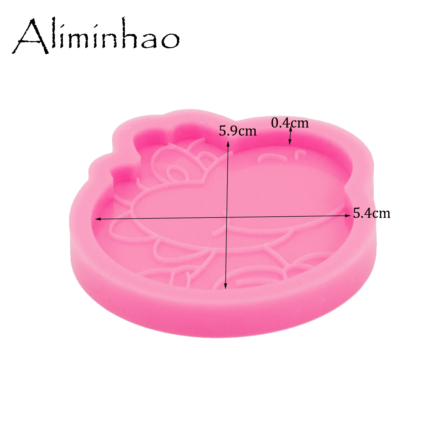 DY1576 Shiny Cartoon Snake Image Mushrooms, Flowers Silicone Resin Crafting Epoxy Phone Grip Molds, Fondant Chocolate Cake Mold