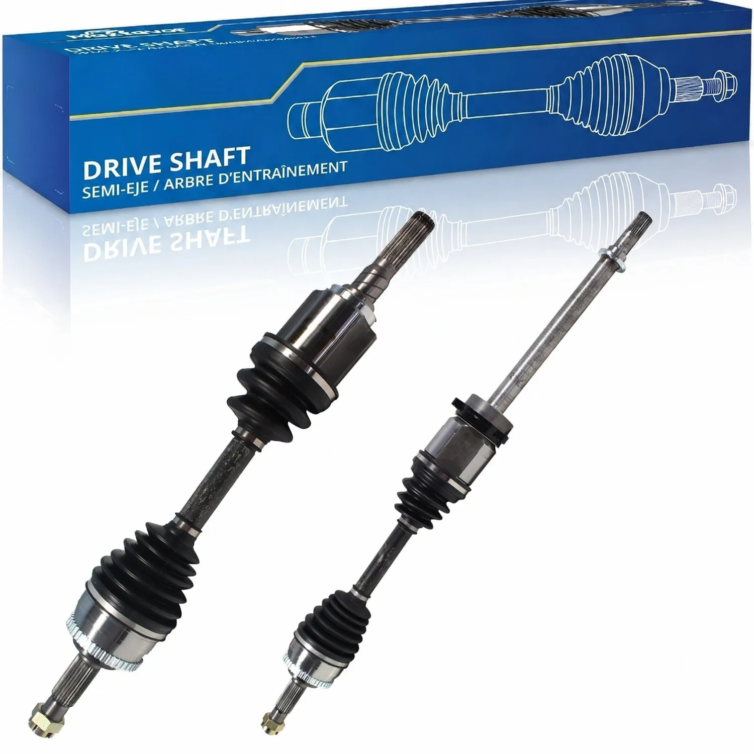 Maxfavor 2X Cv Axle Assembly Cv Joint Axle Front for Infiniti G20 1999-2002 39100-7J116 with Travel Kit; Front-Wheel Drive; Automatic Transmission 2.0L 2000Cc L4 Gas Dohc Naturally Aspirated