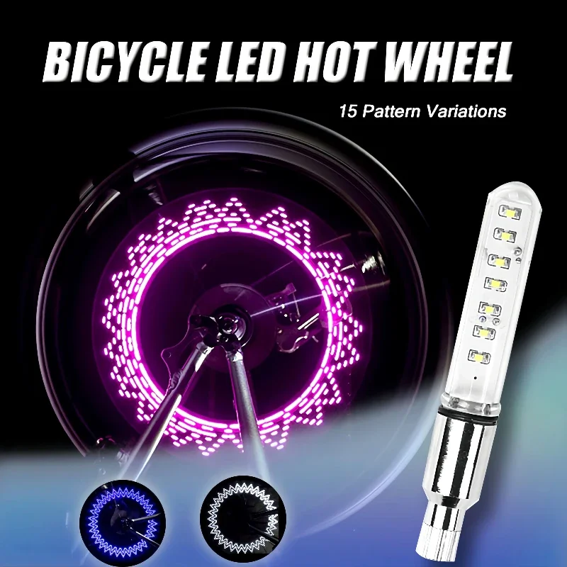 

Shock-sensing Lamp Bike Spoke Lights Bicycle Wheel Light Rainproof Cycling Warning Lights Night Riding Accessories