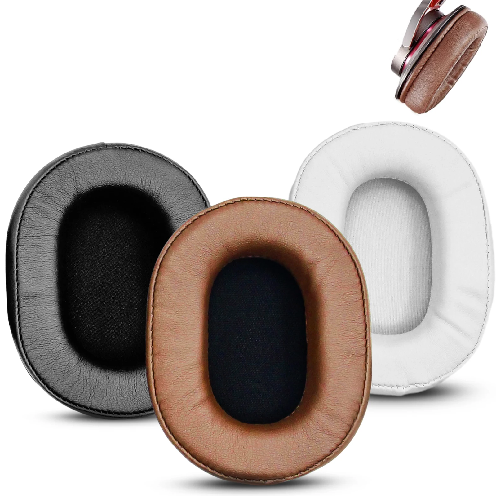 เปลี่ยนแผ่นรองหูฟังใช้งานร่วมกับ Audio Technica ATH MSR7 M50X M20 M40 M40X หูฟัง