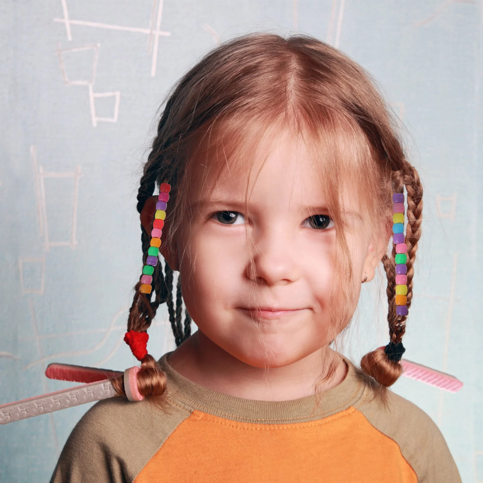 

18 шт., бусины для волос в форме сердца, быстрые бусины, инструмент для создания хвоста, инструмент для укладки волос для девочек и женщин, косички, создатели хвостиков