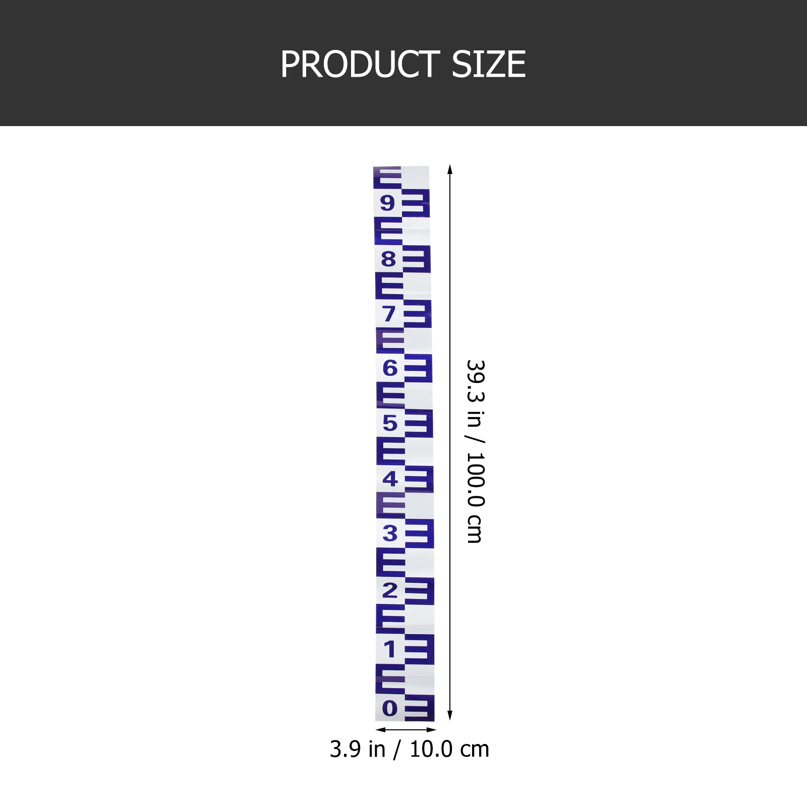 Swimming Pool Accessories Water Level Scale Stickers Gauge Measure Measuring Tools